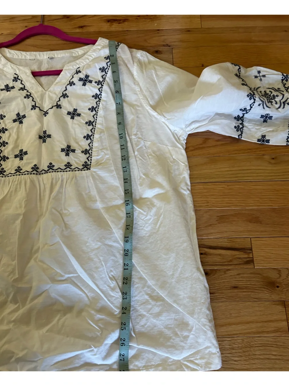 Croft & Barrow - White Embroidered Cotton Top - Picture 5 of 9